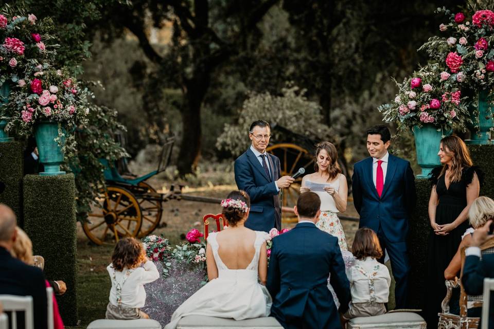 María y su padre