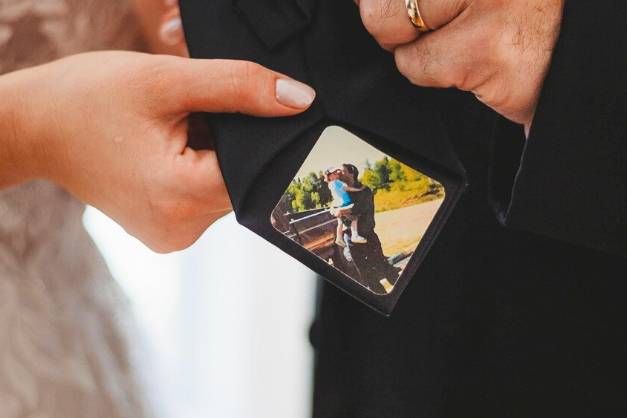 Aplique para novio y corbata