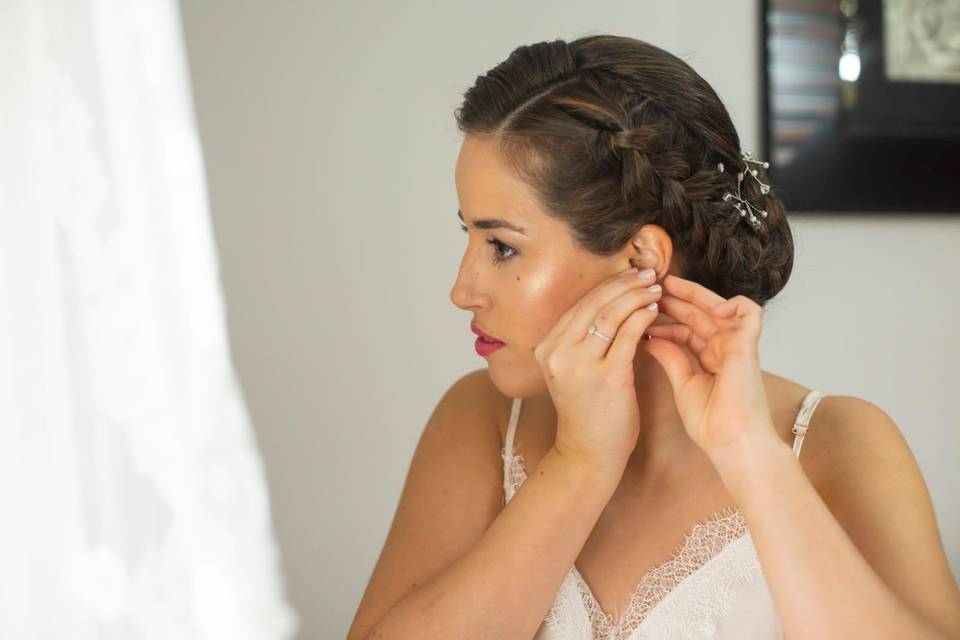 Recogido y maquillaje