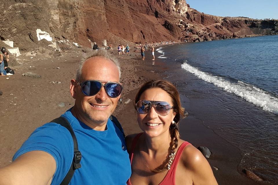 Viaje de novios en Santorini