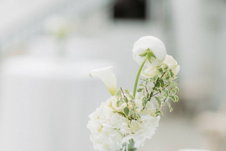 Decoración mesas altas