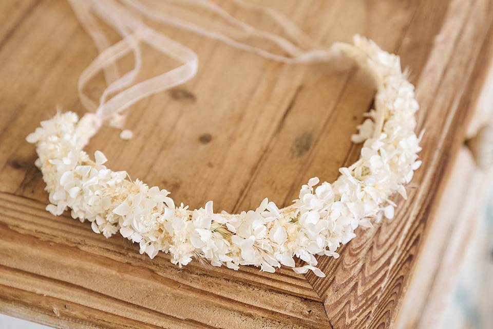 Diadema blanca