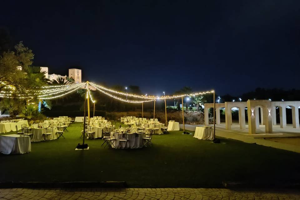 Paraguas de luces