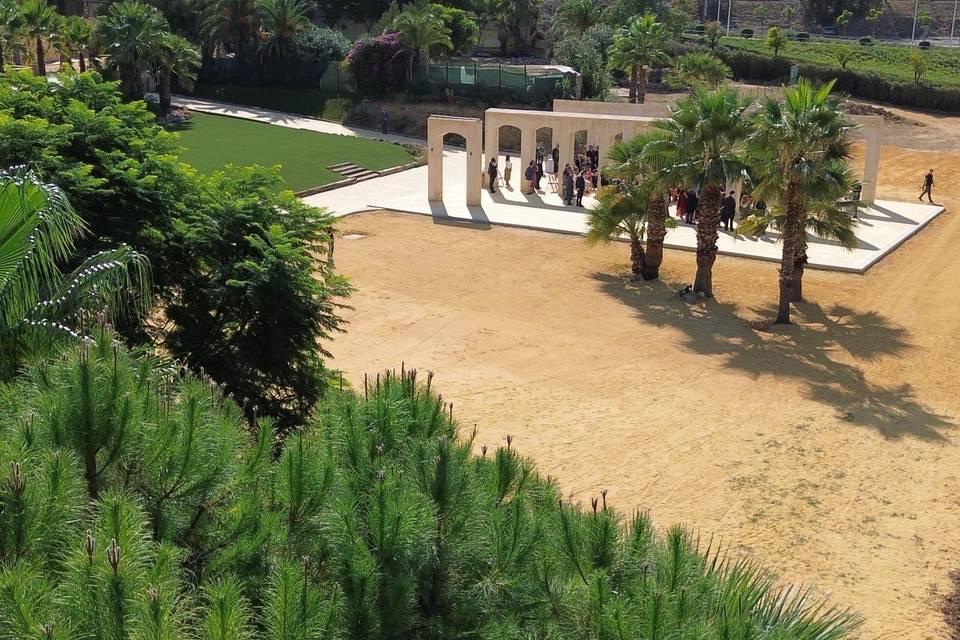 Castillo y arcos