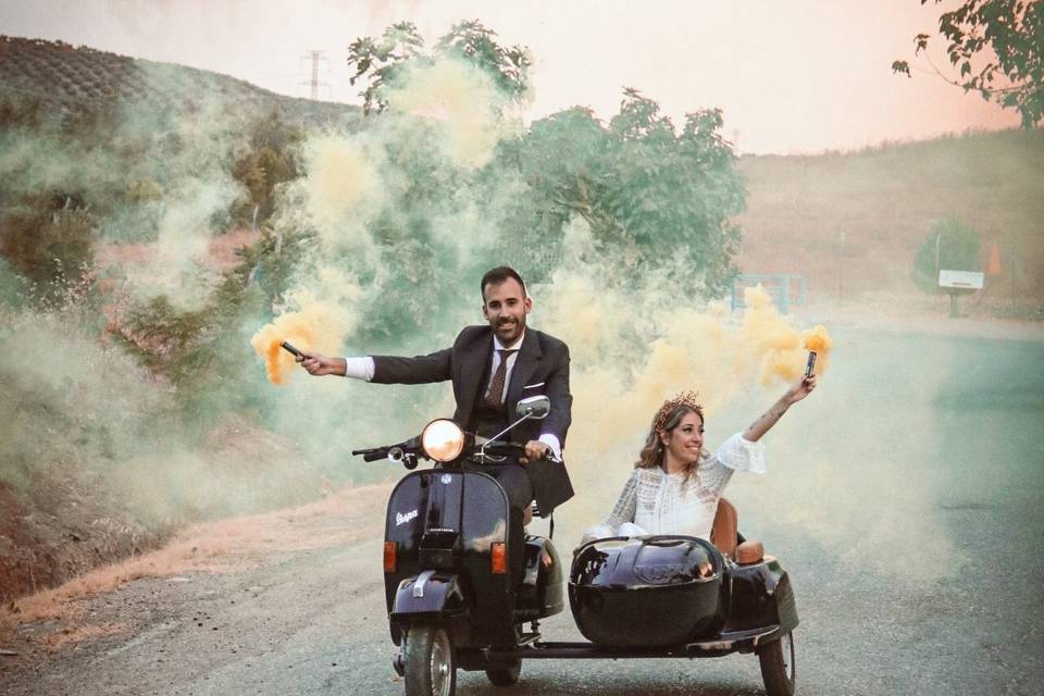 Vespa & Wedding