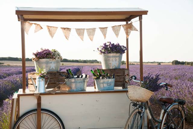 La decoración en una boda vintage - El Laurel Catering