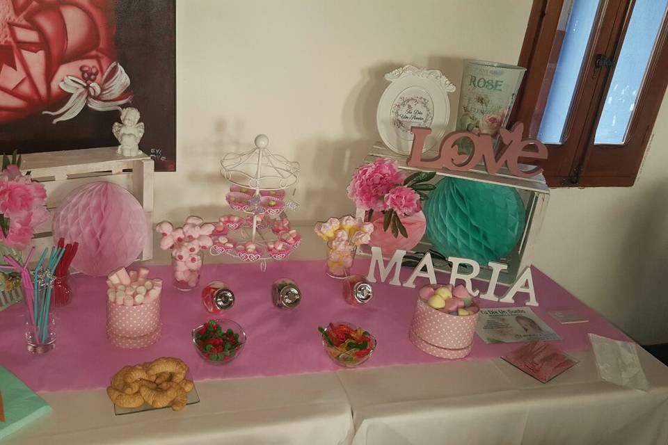 Natalia e Irene maletas candy bar