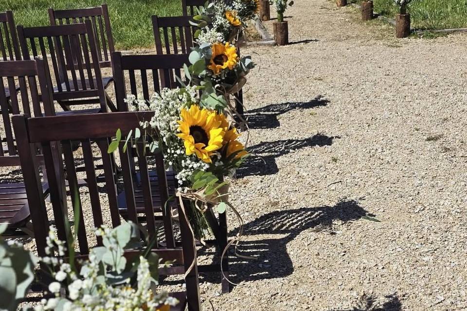 Sillas de la ceremonia