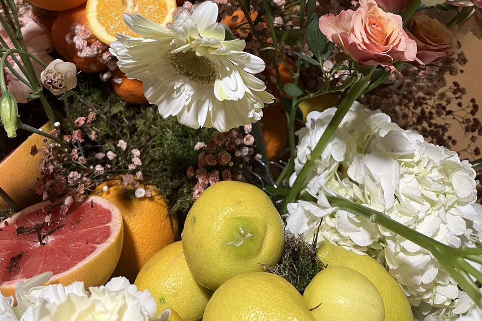 Decoración frutal