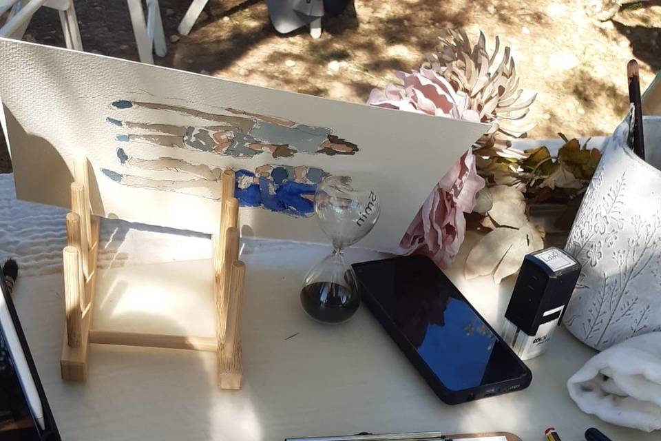 Dibujo en vivo
