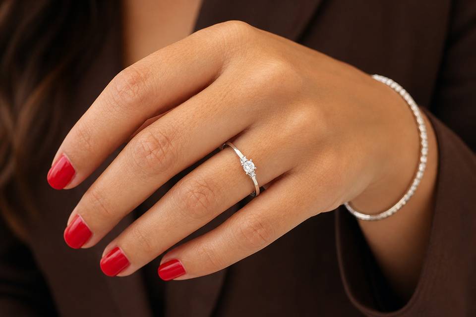 Anillos con diamantes