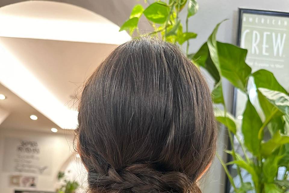 Peinado para eventos