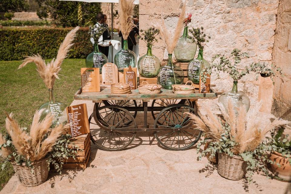 Boda en finca mallorquina