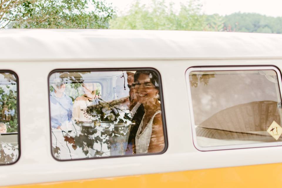 Interior combi azul