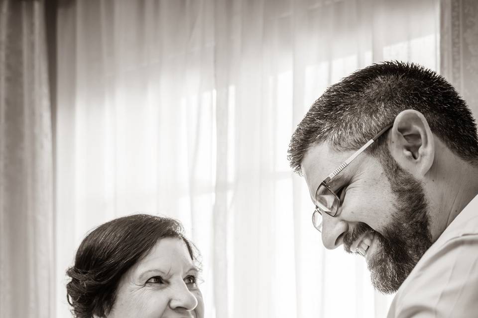 Julián y madre