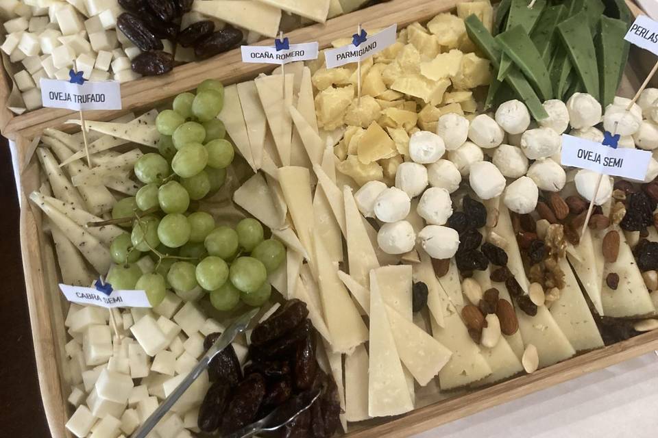 Bandejas de quesos en Granada