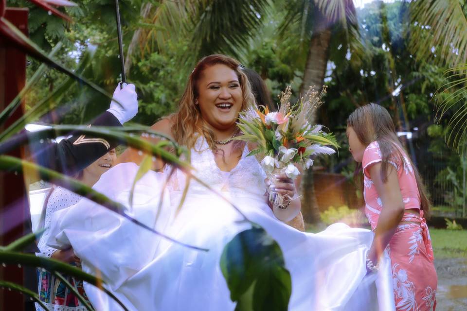 Boda en Tahití