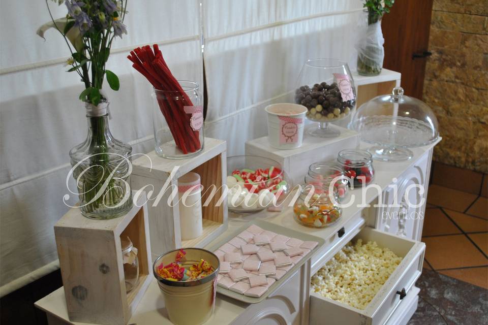 Candybar o mesa dulce