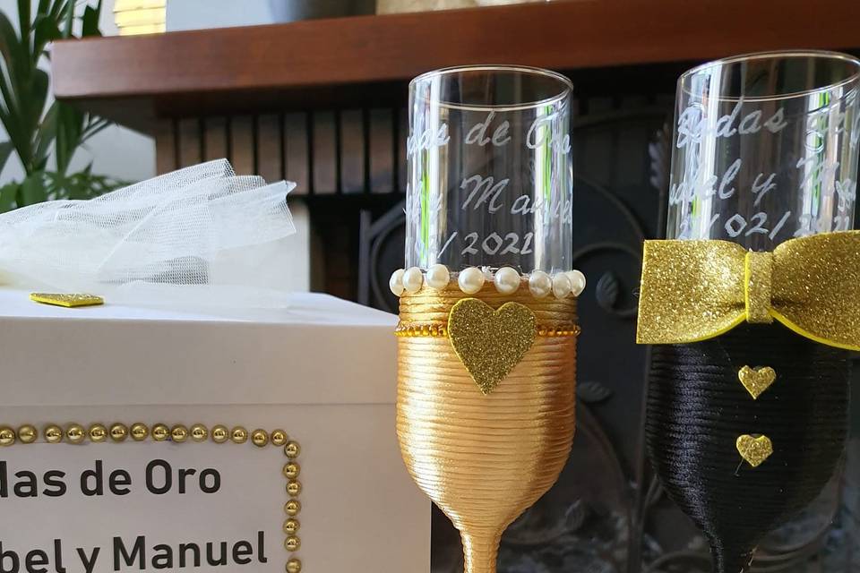 Copas enamorados