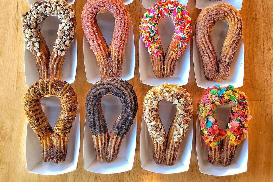 Churros decorados