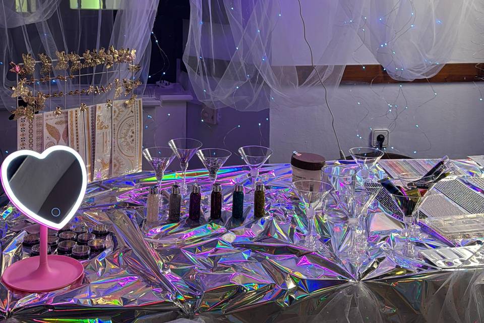 Glitter bar