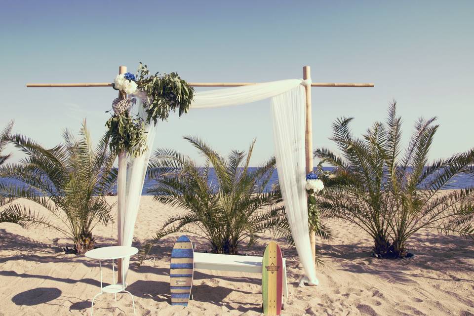 Boda en la playa, Malgrat dMar