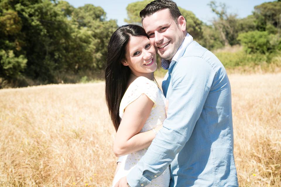 Preboda en el campo, Barcelona