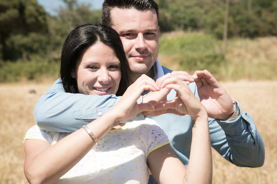 Preboda en el campo, Barcelona