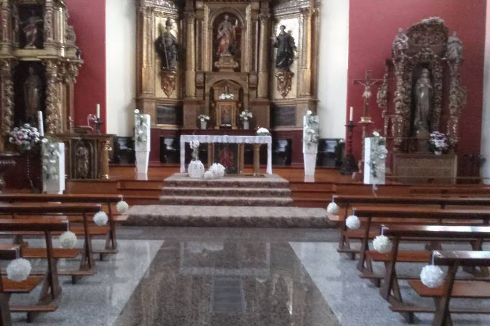 Decoración de la iglesia