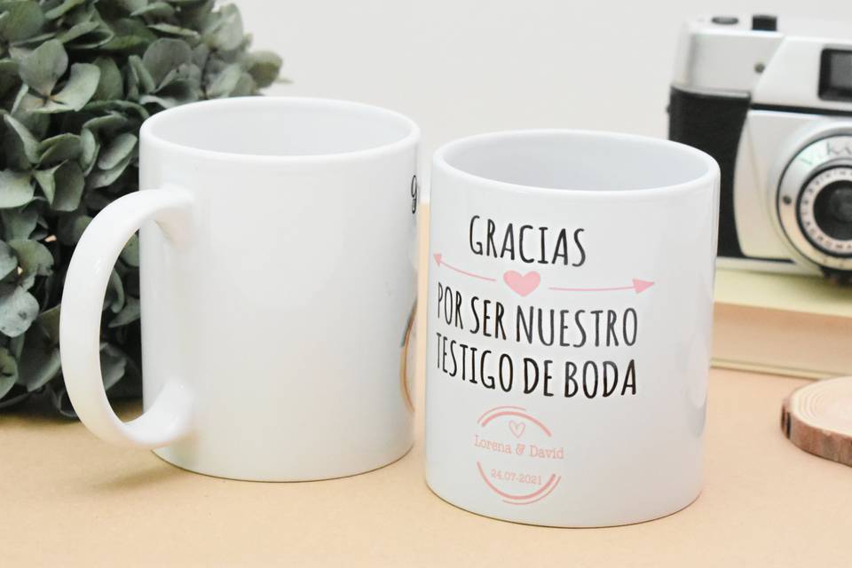 Tazas testigos