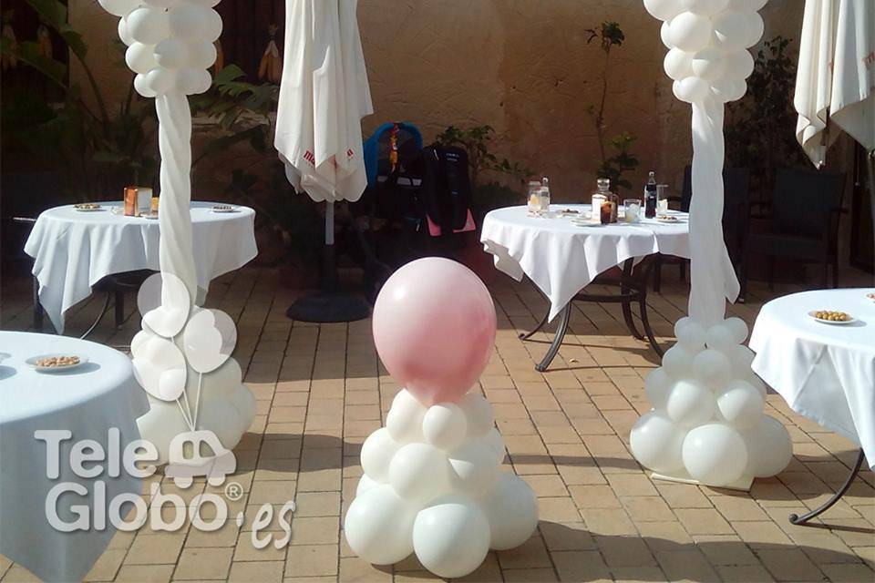 Columnas de globos