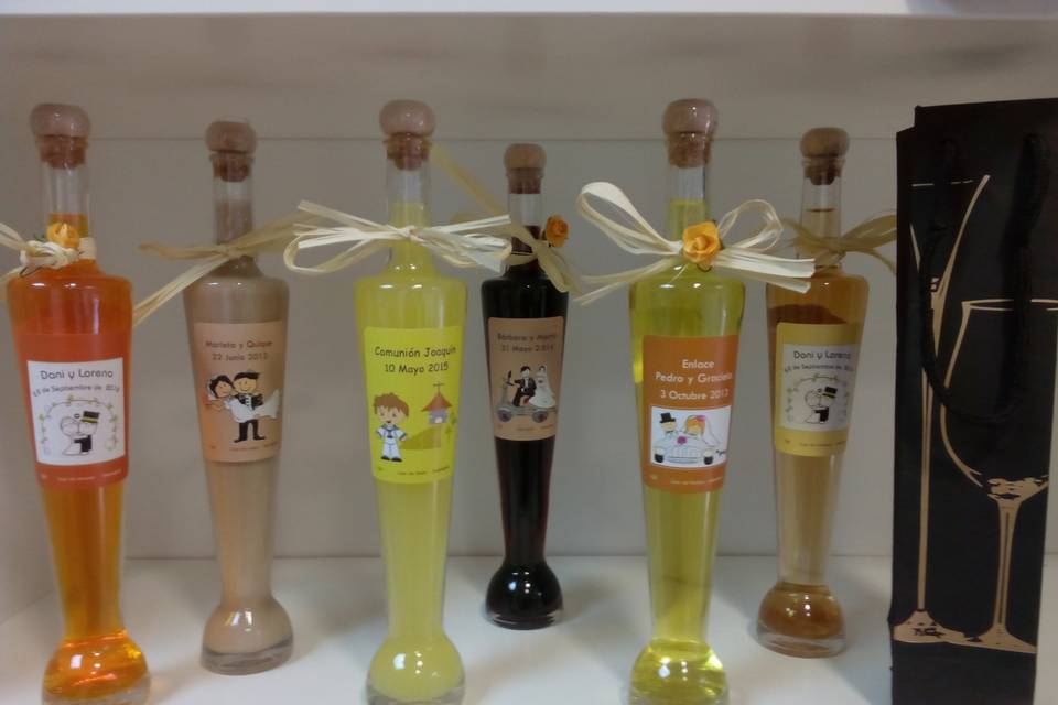 Botellas de licores