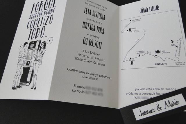 Tríptico personalizado