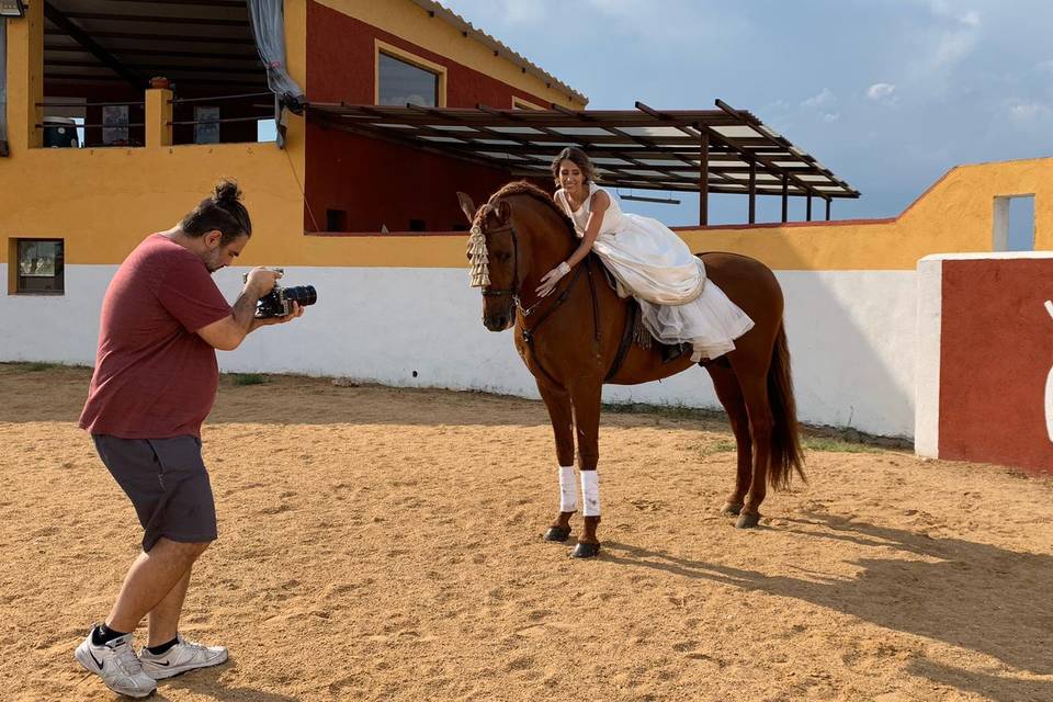Sesiones postboda a caballo