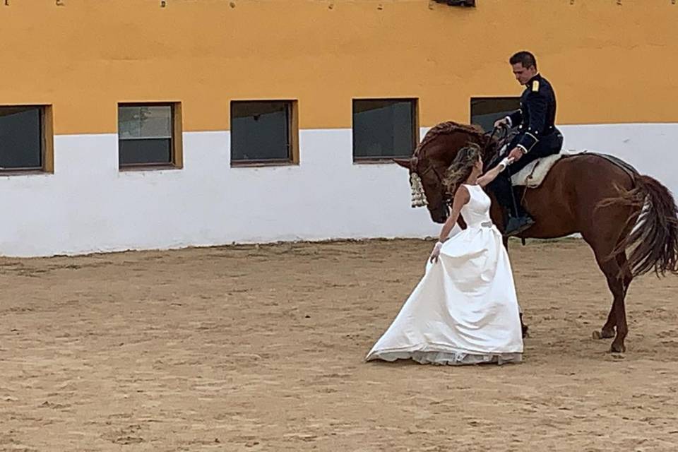 Novios bailando