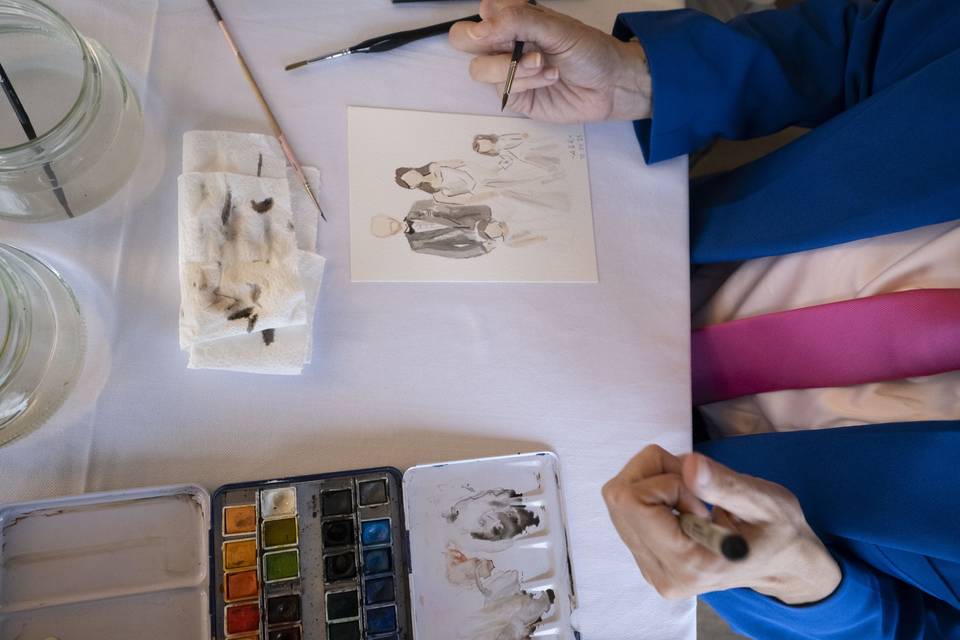 Acuarelas de invitados