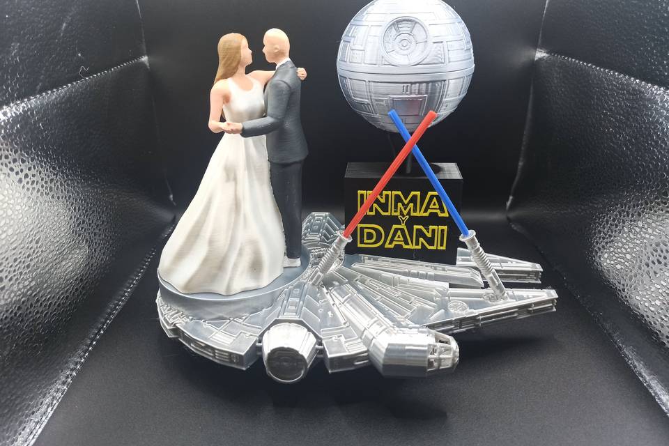 Star Wars en la boda