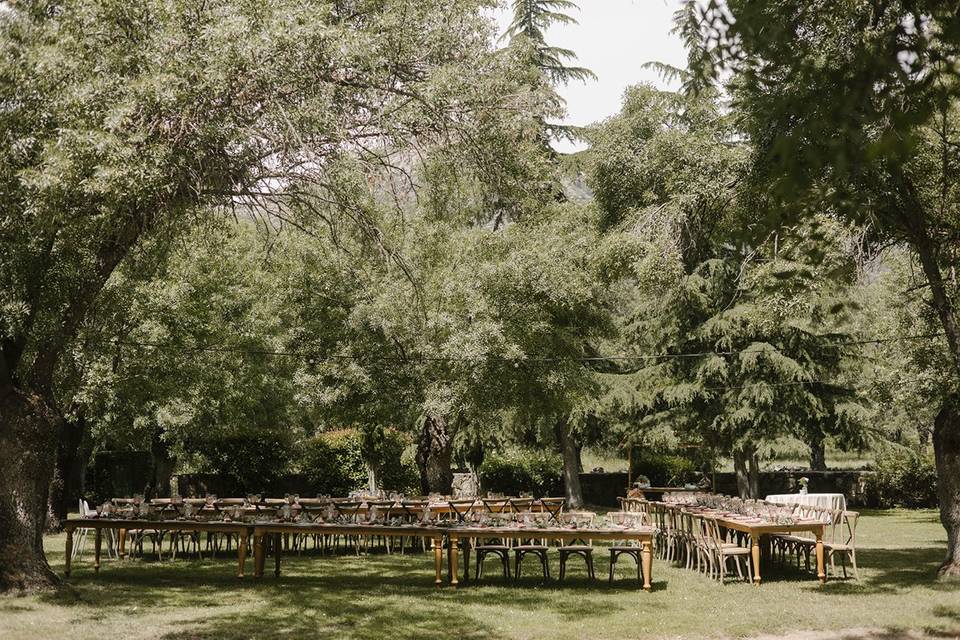 Espacio en el jardín