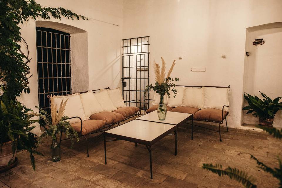 Patio de noche