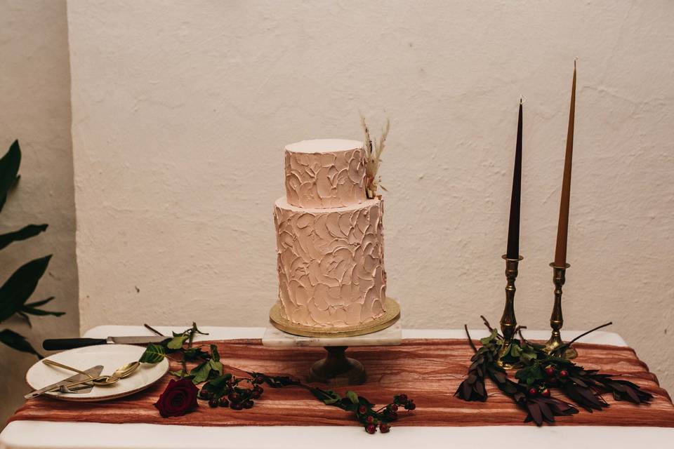 La tarta de los novios