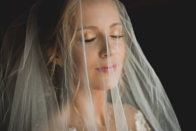 Novia preparada para el gran momento