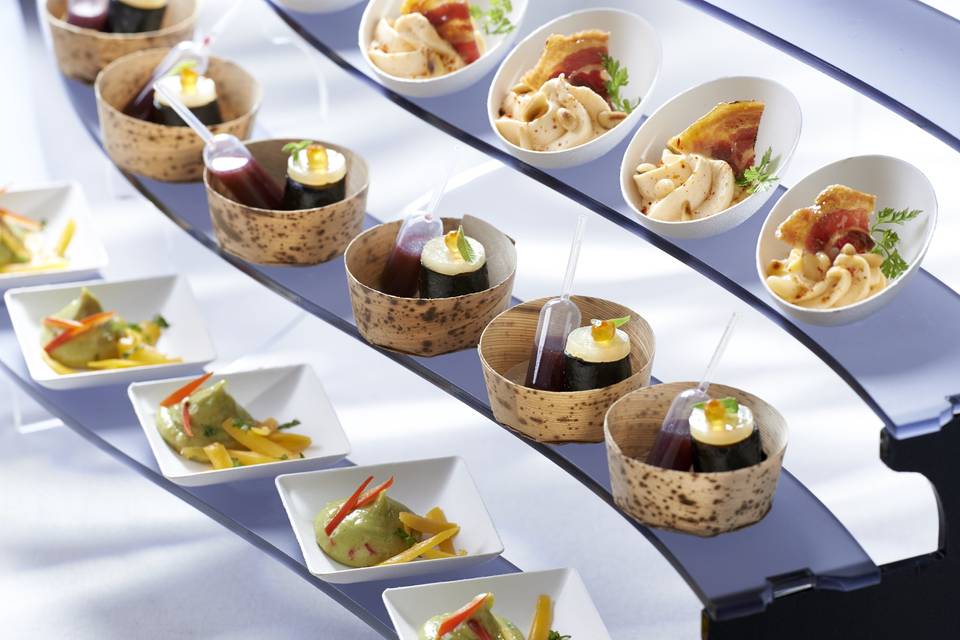 Canapes y mesas tematicas