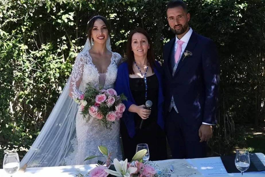 Boda de belleza y glamour