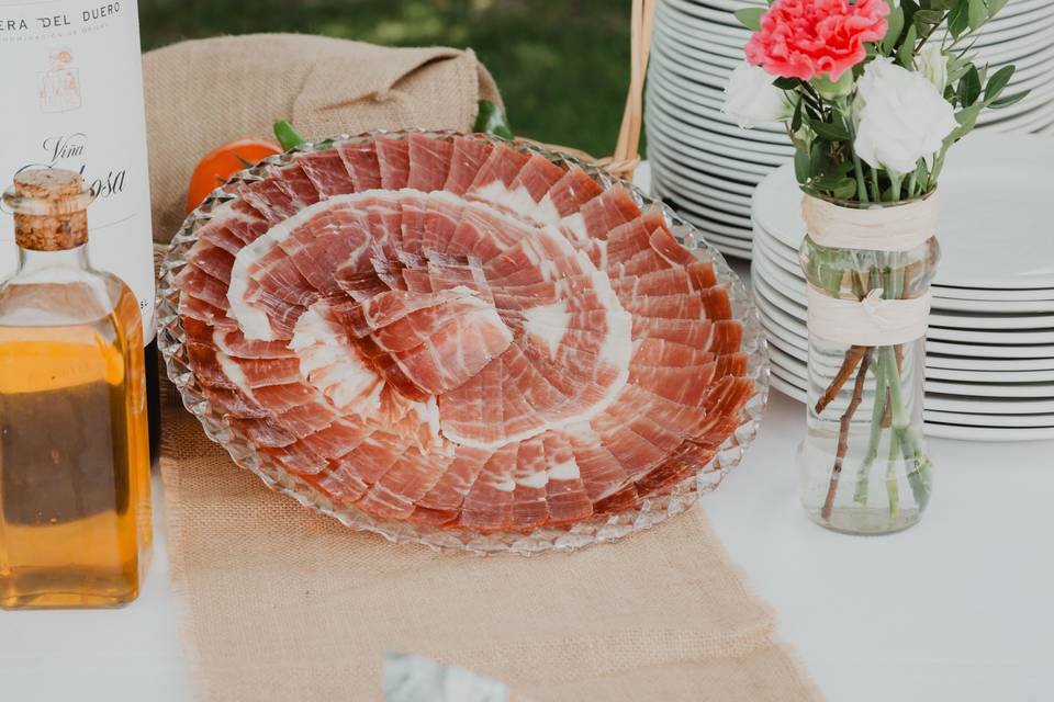 plato_cristal_laminas_jamon_iberico