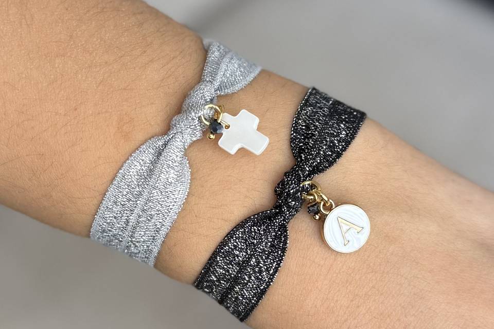 Pulseras purpurina