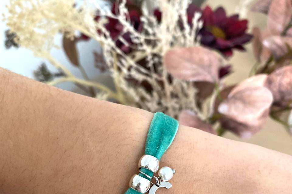 Pulsera terciopelo