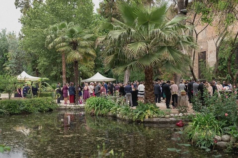 Cóctel jardines románticos