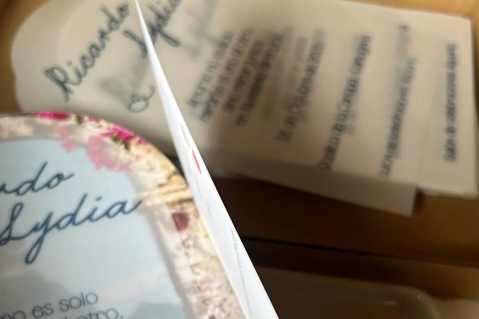 Invitación en Papel Vegetal