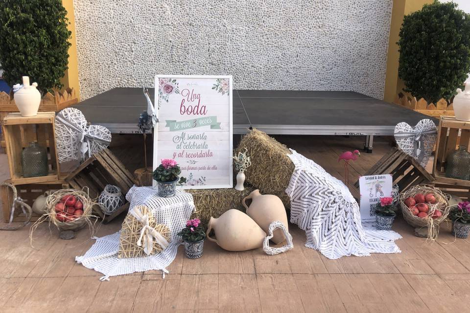 Decoración boda