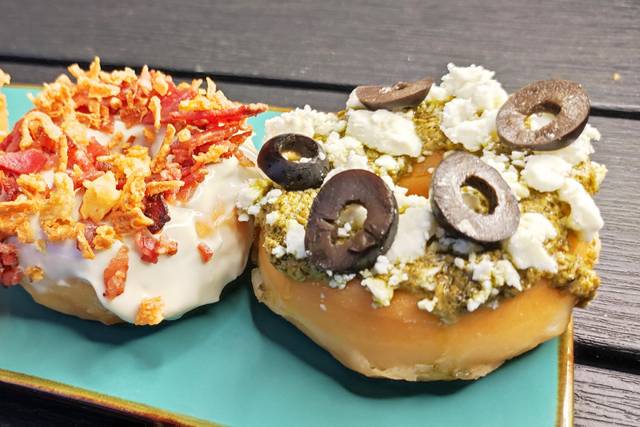 Opción salada minidonut
